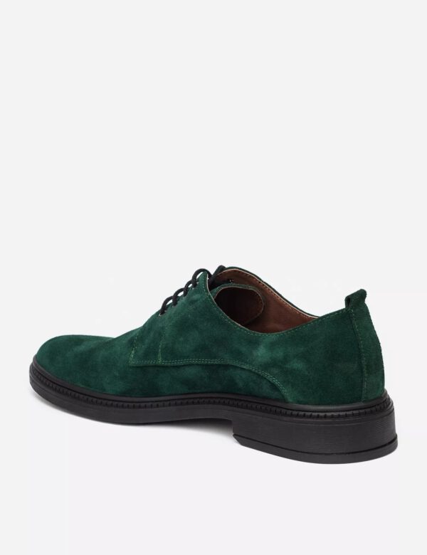 Dunkelgrüne Lederschuhe - Image 4