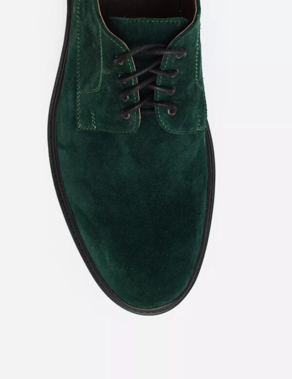 Dunkelgrüne Lederschuhe - Image 2